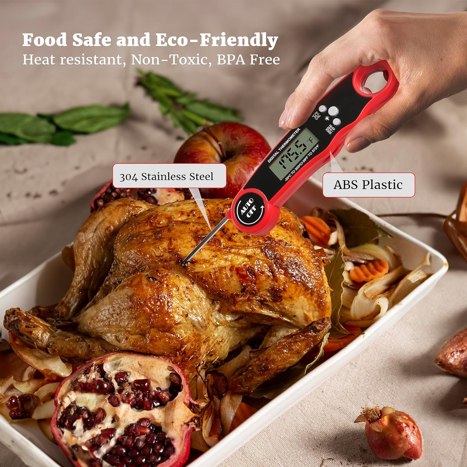 Instant Read Digital Meat Thermometer Review BBQ Thermo Hub